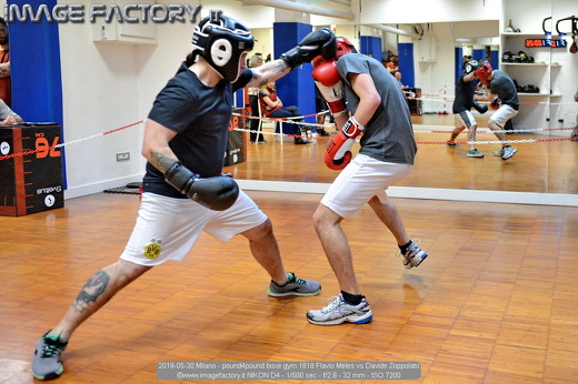 2019-05-30 Milano - pound4pound boxe gym 1818 Flavio Meles vs Davide Zoppolato
